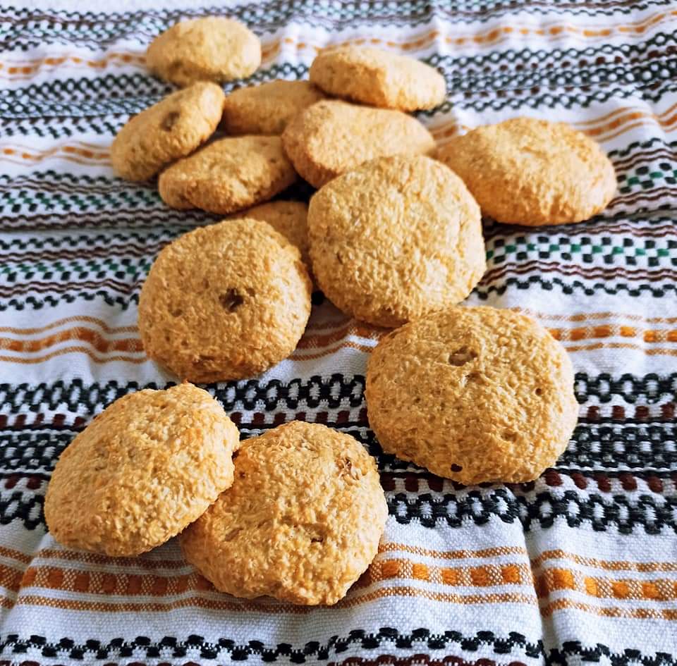 Biscuiti cu cocos si banana