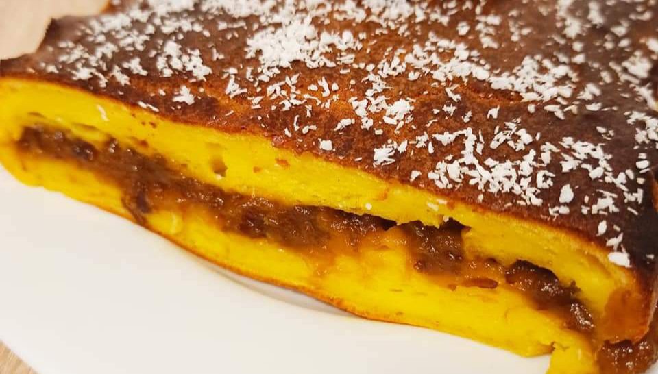 Prajitura cu branza si magiun de prune