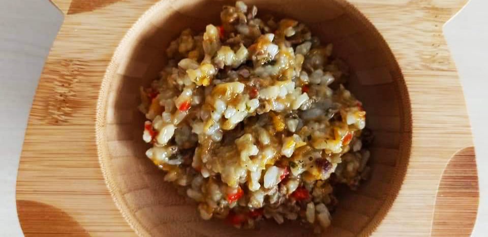 Orez cu legume si carne de vita