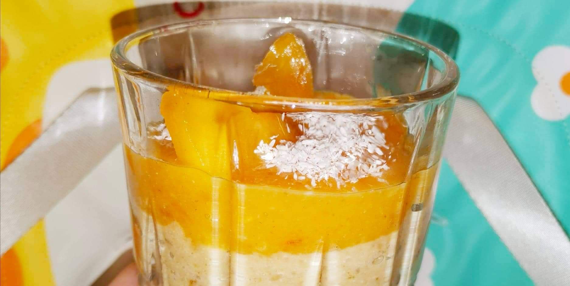 Budinca de quinoa cu mar, para si piure de kaki