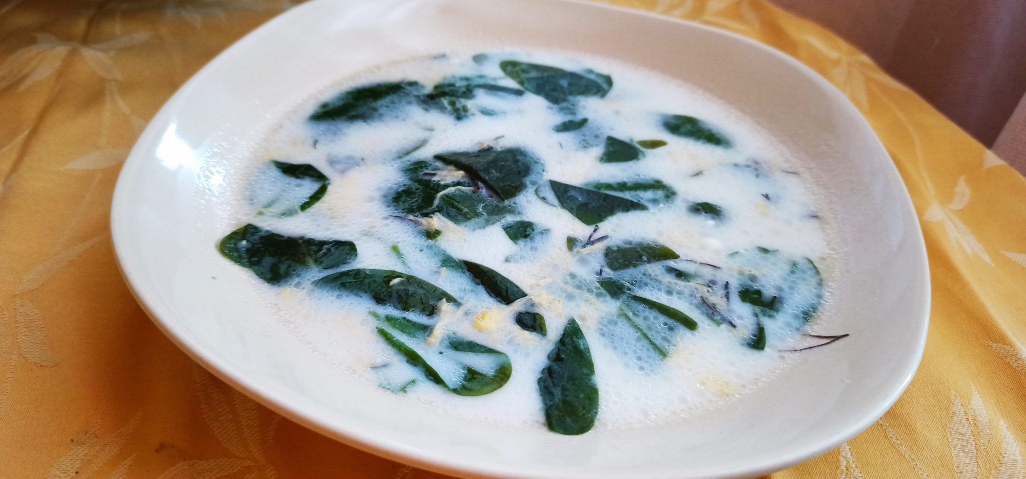 Ciorba de baby spanac