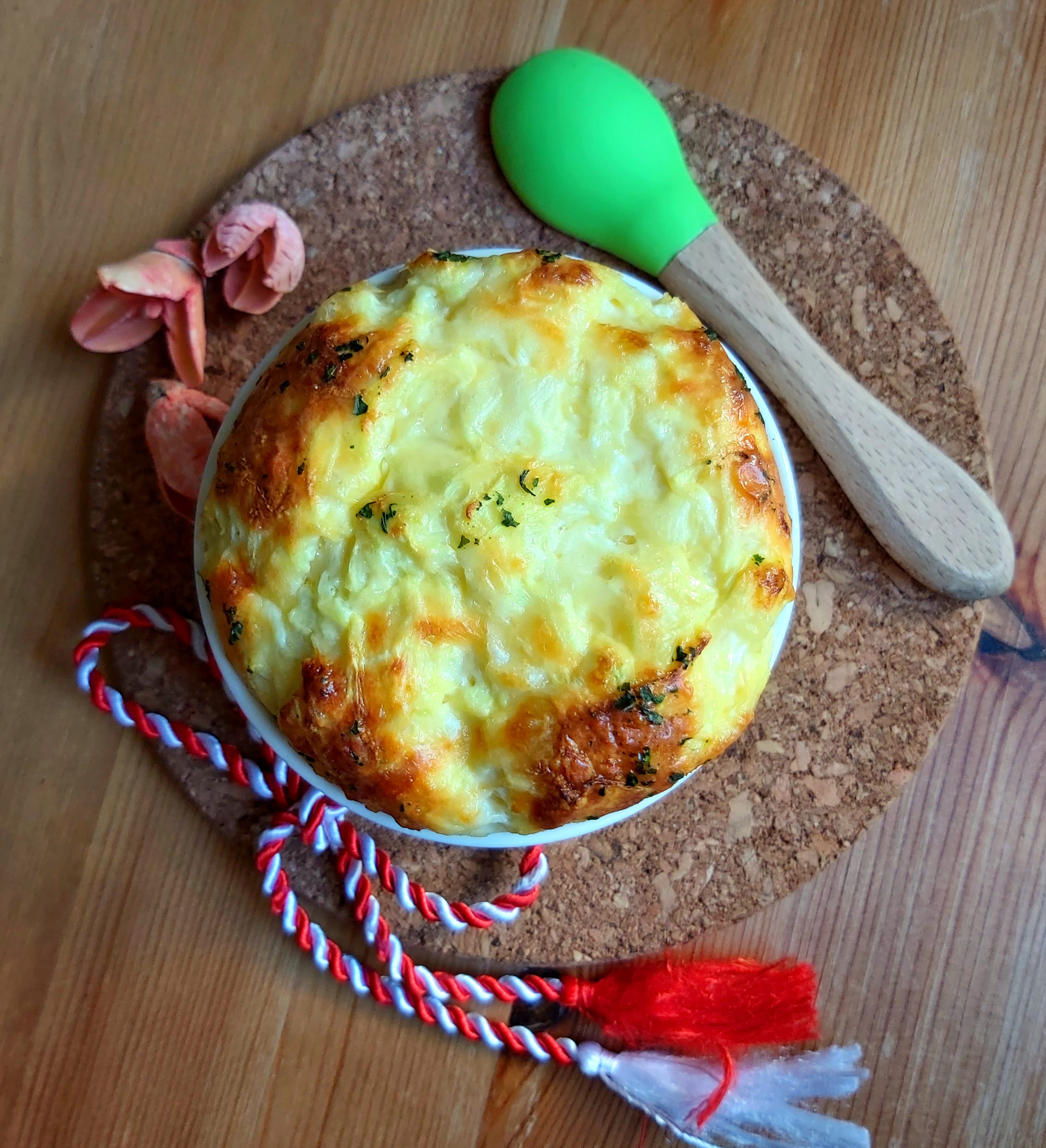 Budinca de dovlecel si mozarella