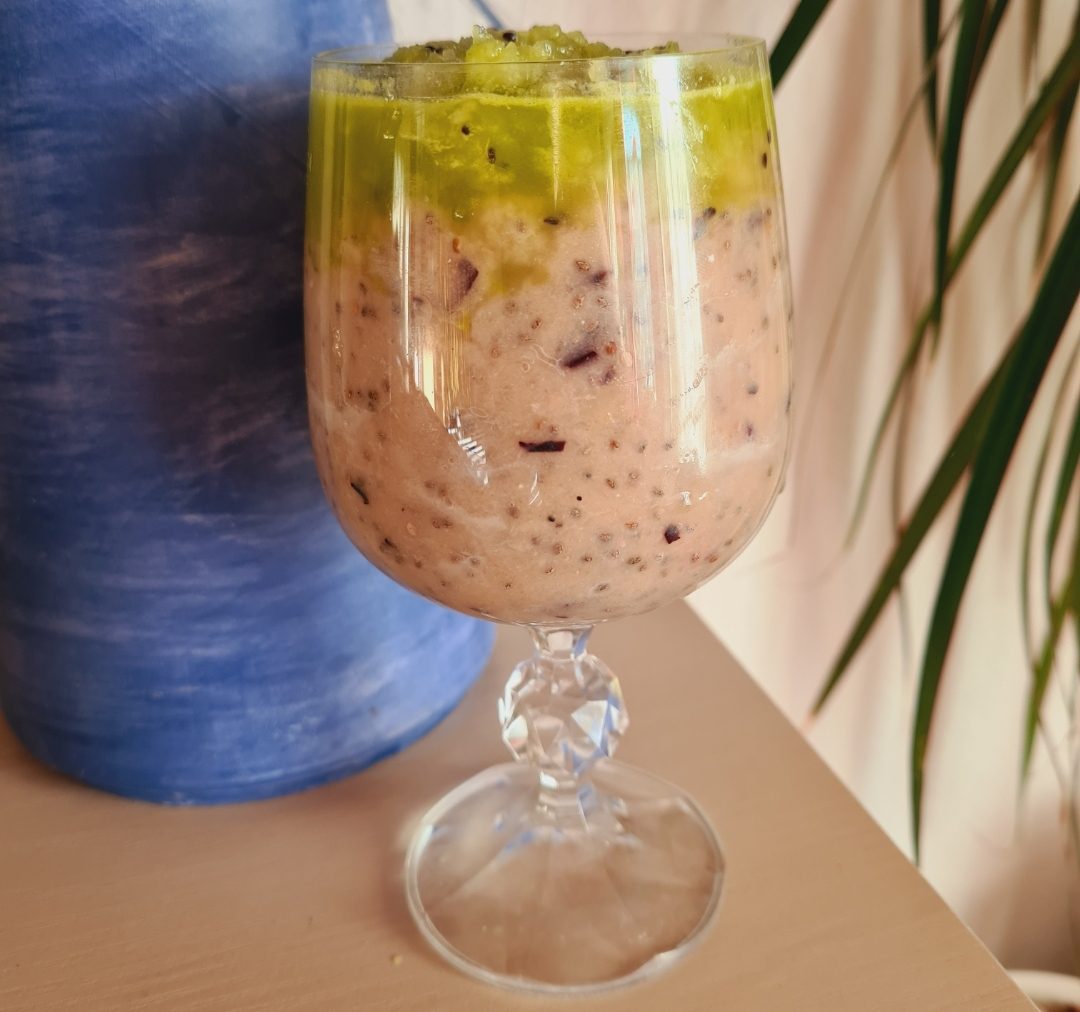 Budinca de chia cu afine