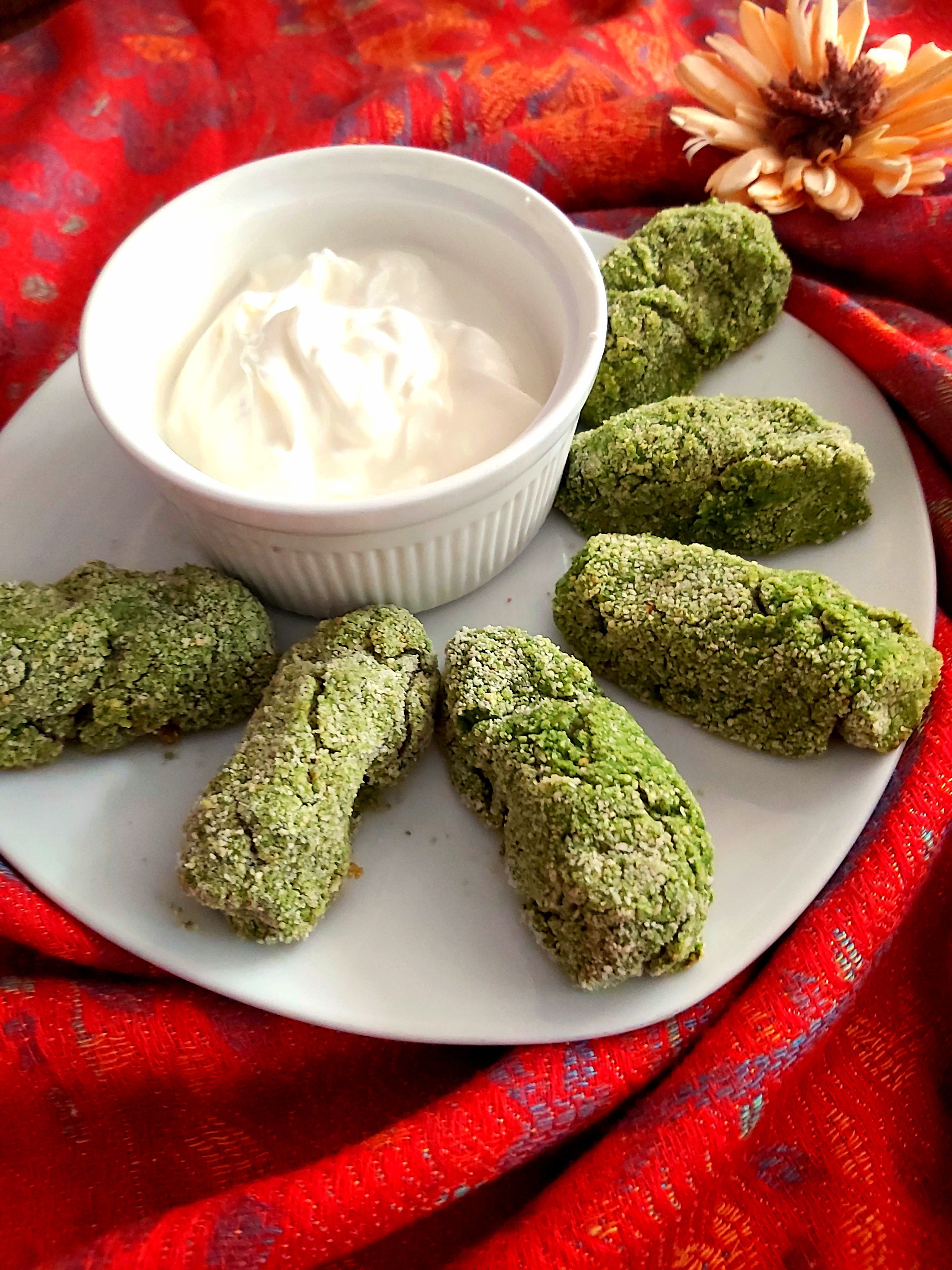 Crochete din naut si spanac