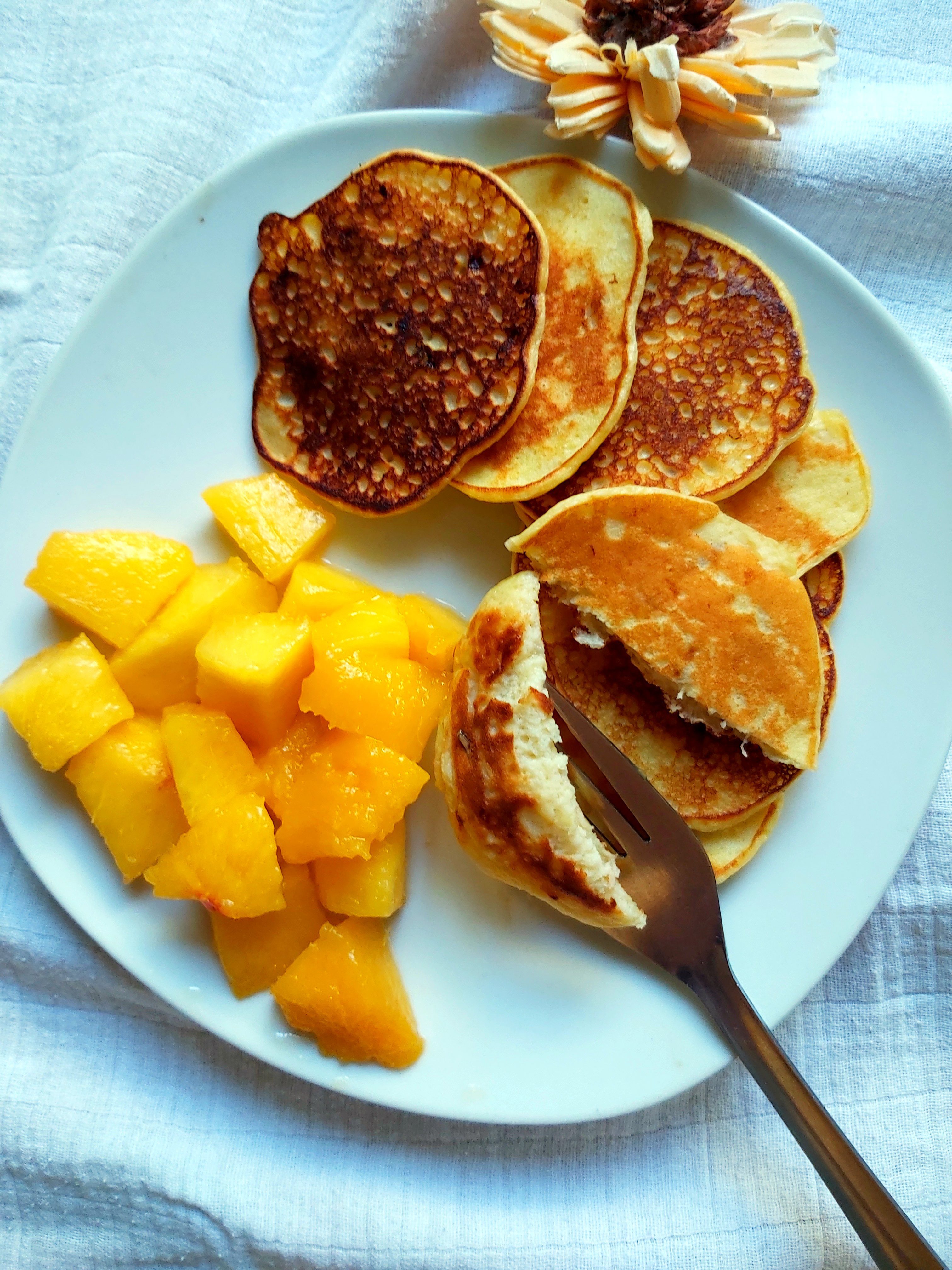 Pancakes cu banane