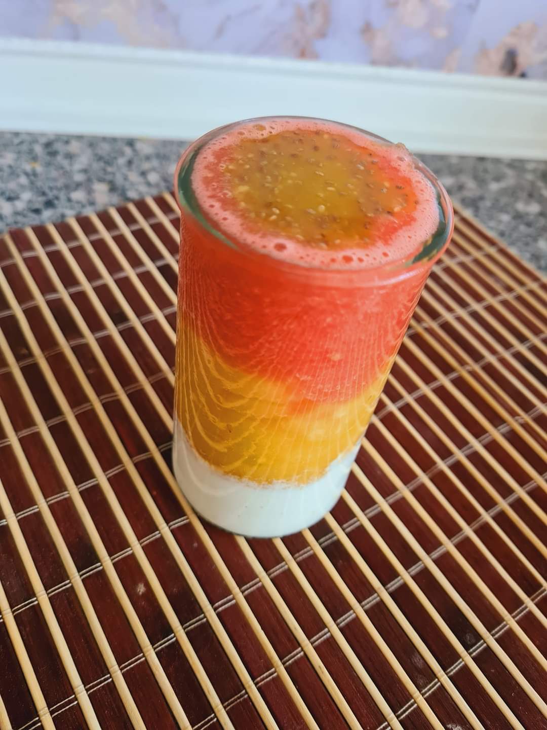 Budinca de chia cu fructe