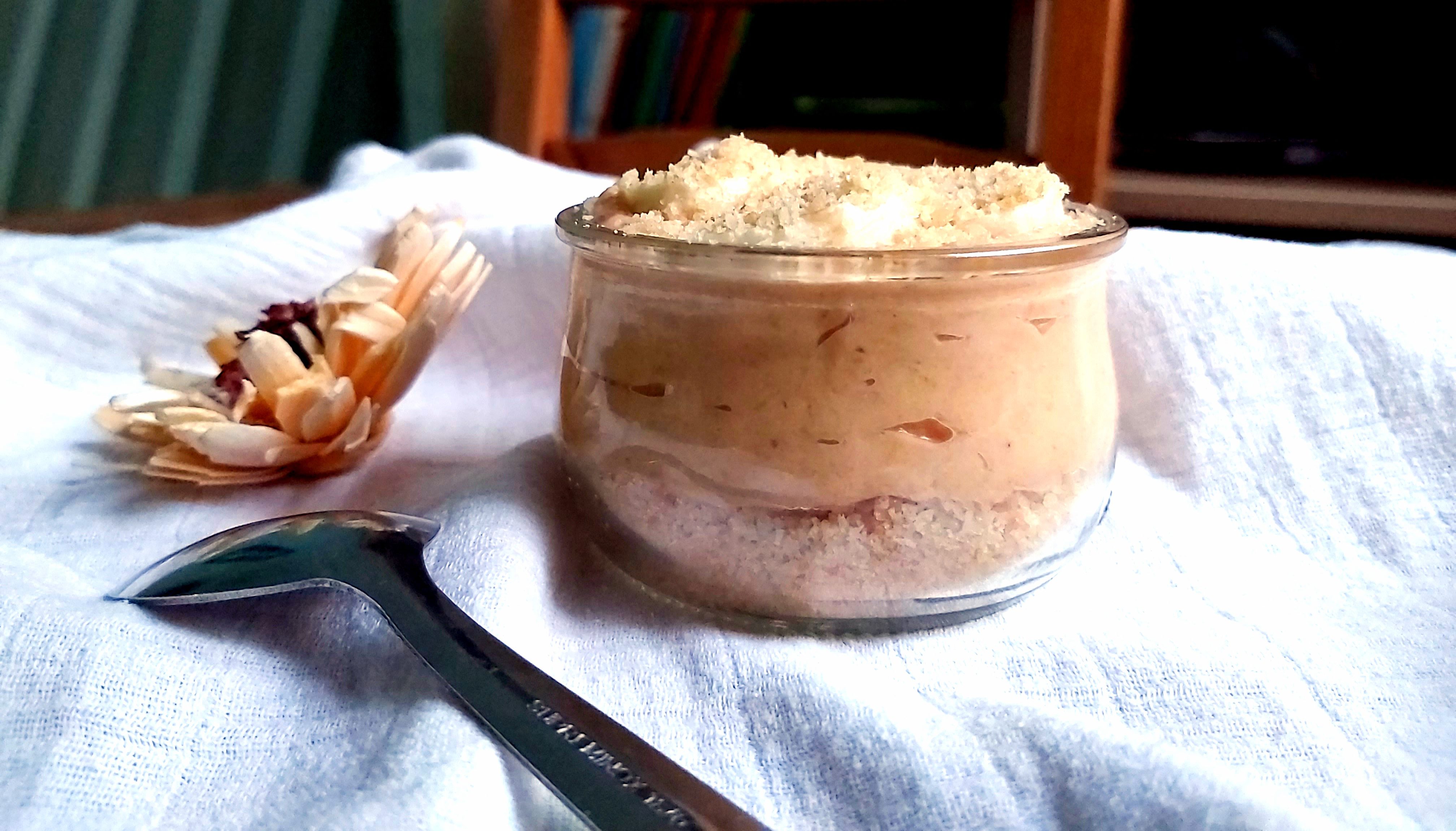 Cheescake cu dovleac copt si banana