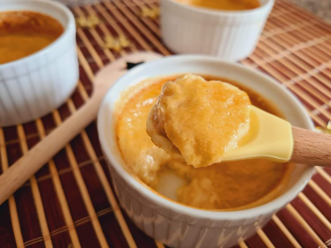 Desert cremos cu ovaz si floare de portocal