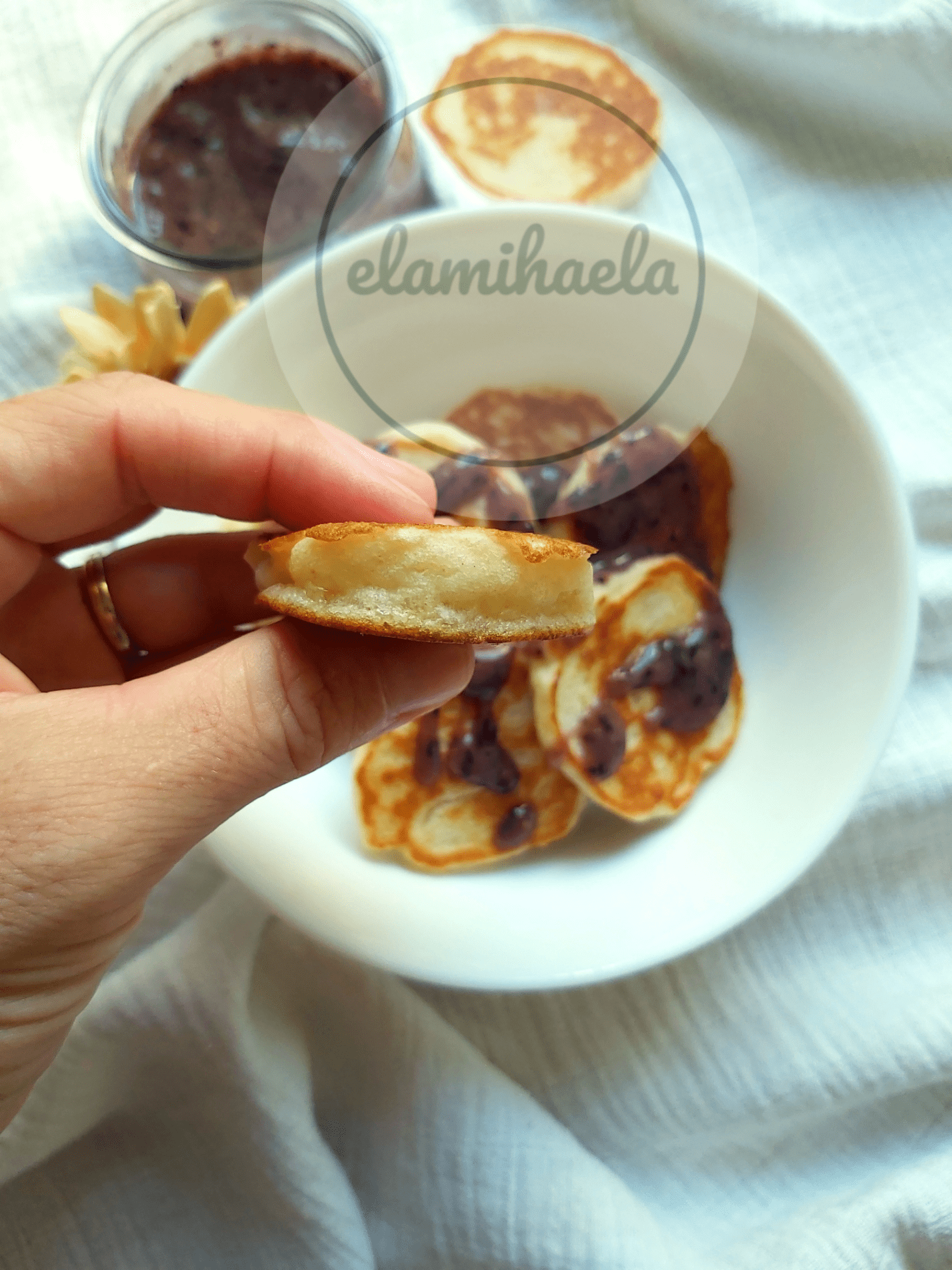 Turtite din gris cu sos de fructe