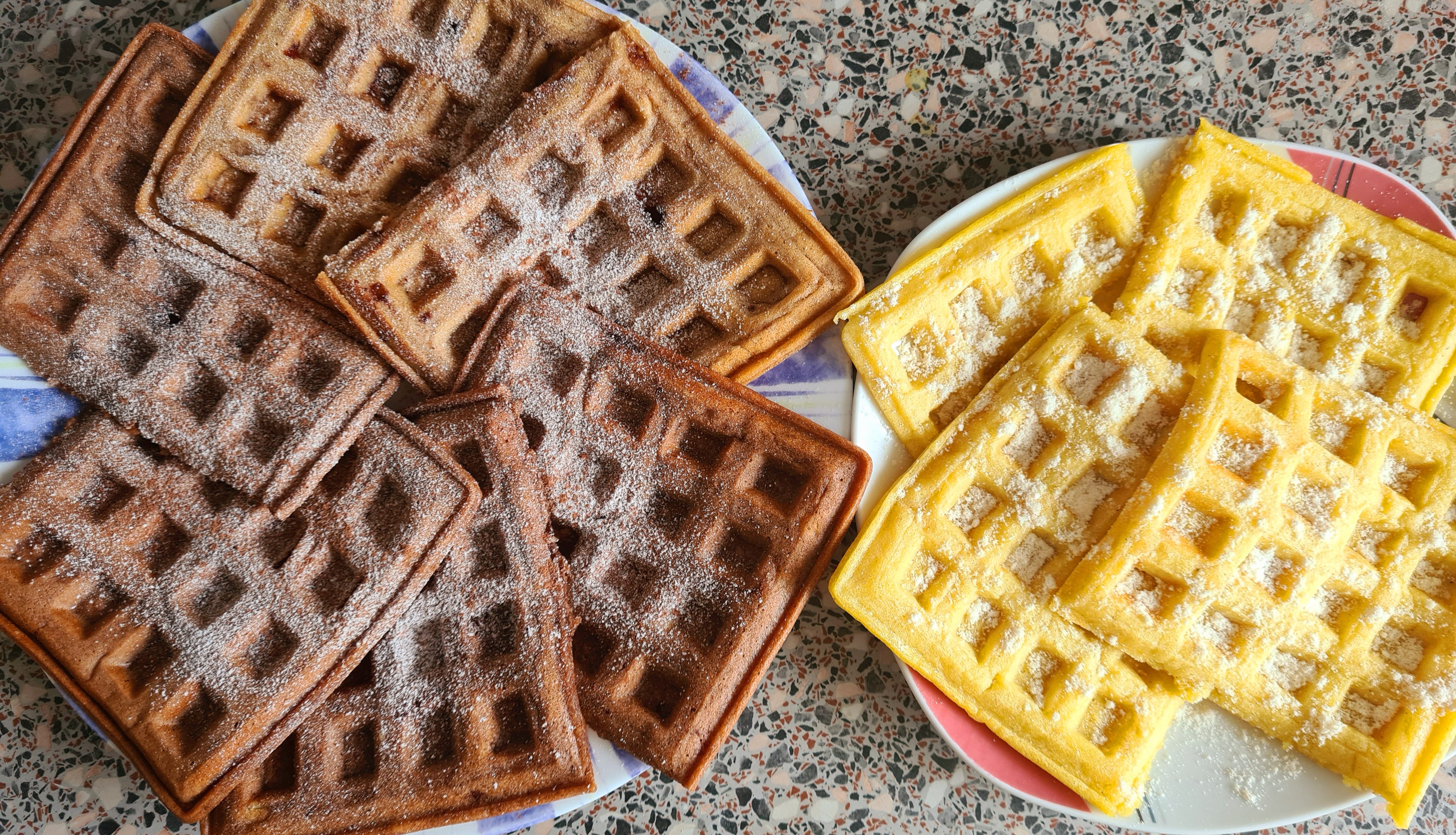 Vafe cu banana si vanilie