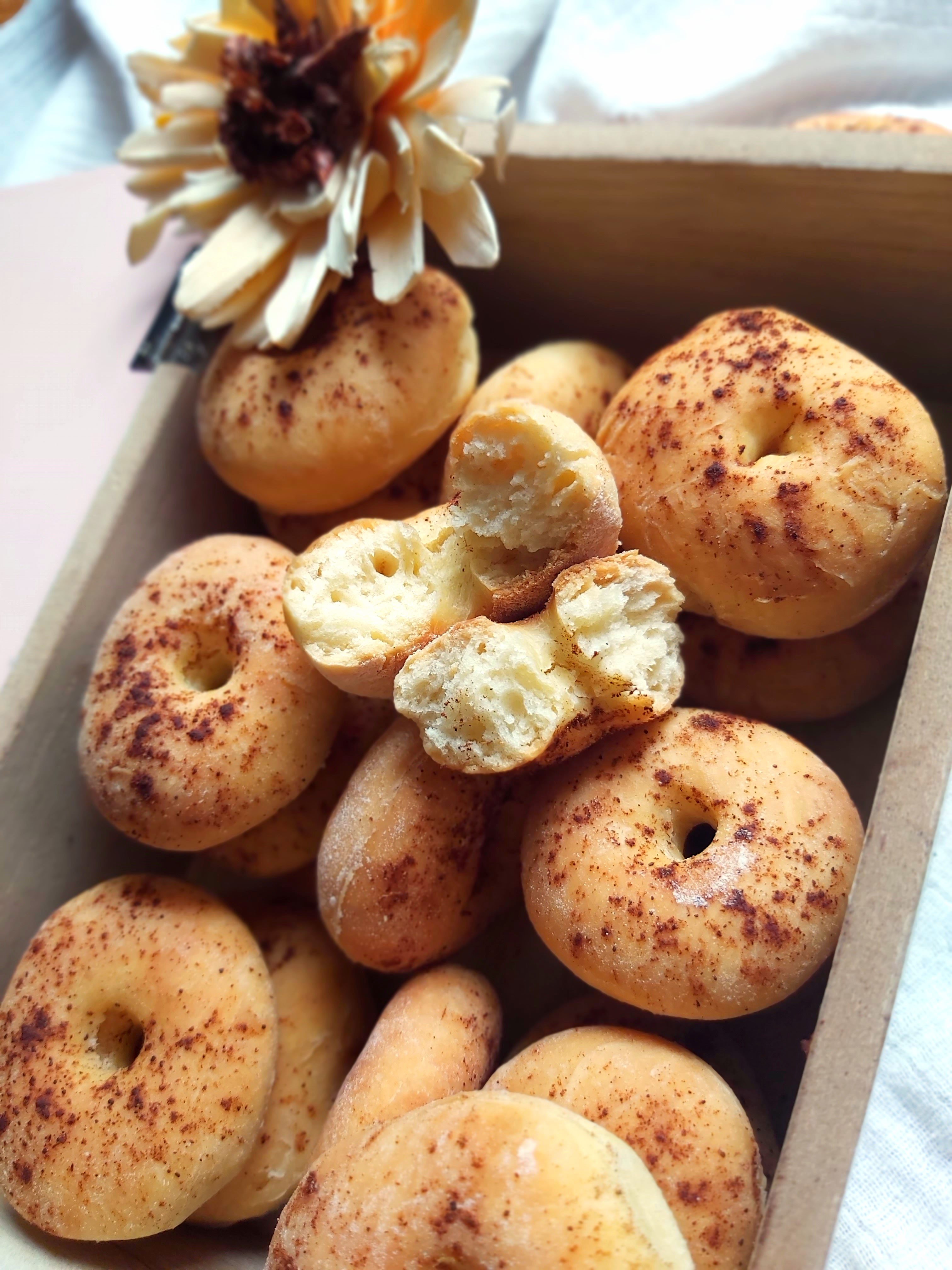 Mini gogosele cu scortisoara