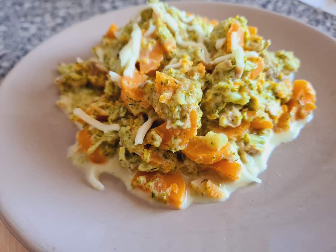 Legume cu mozzarella si pui