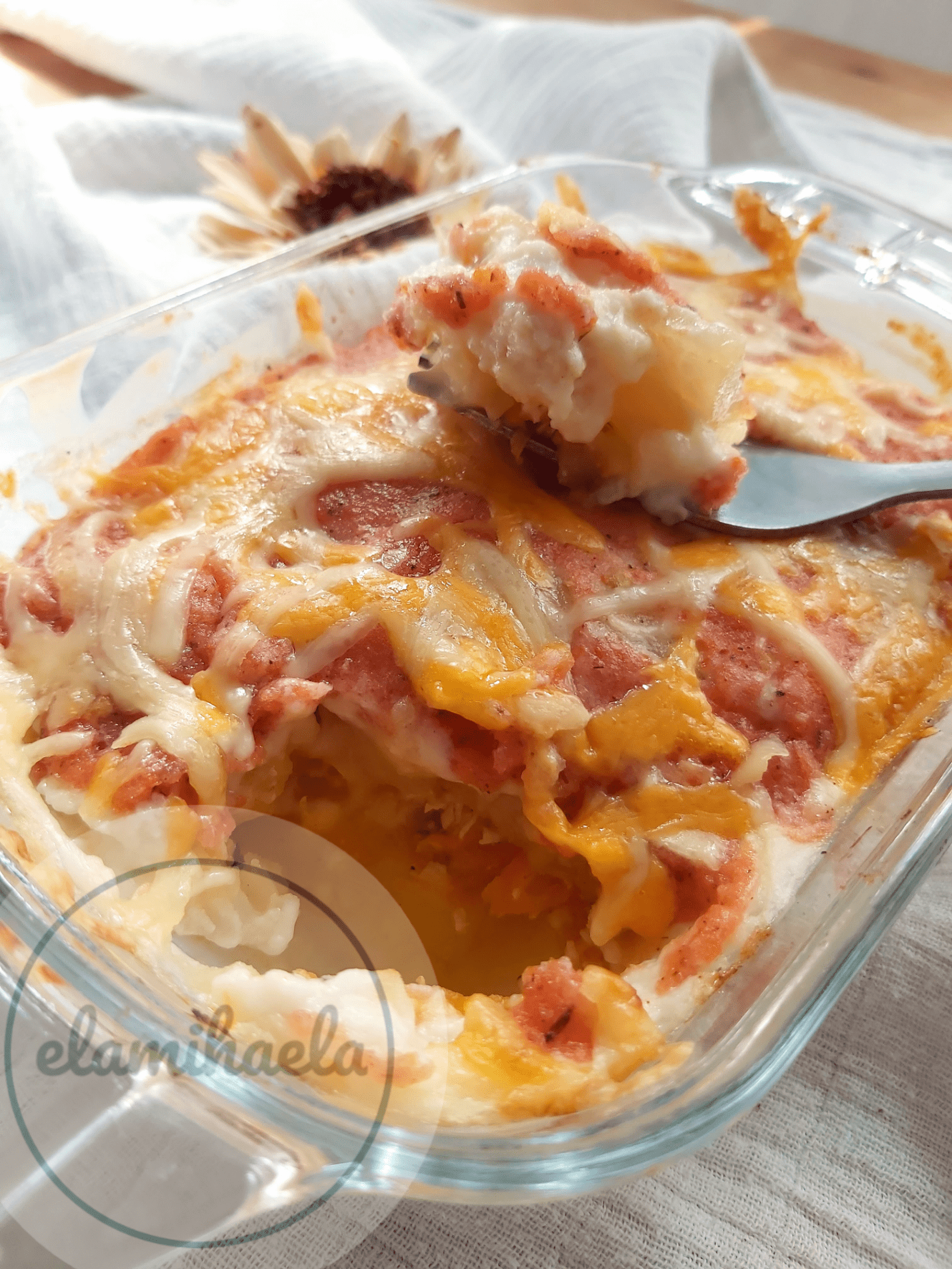 Musaca de cartofi cu carne de curcan