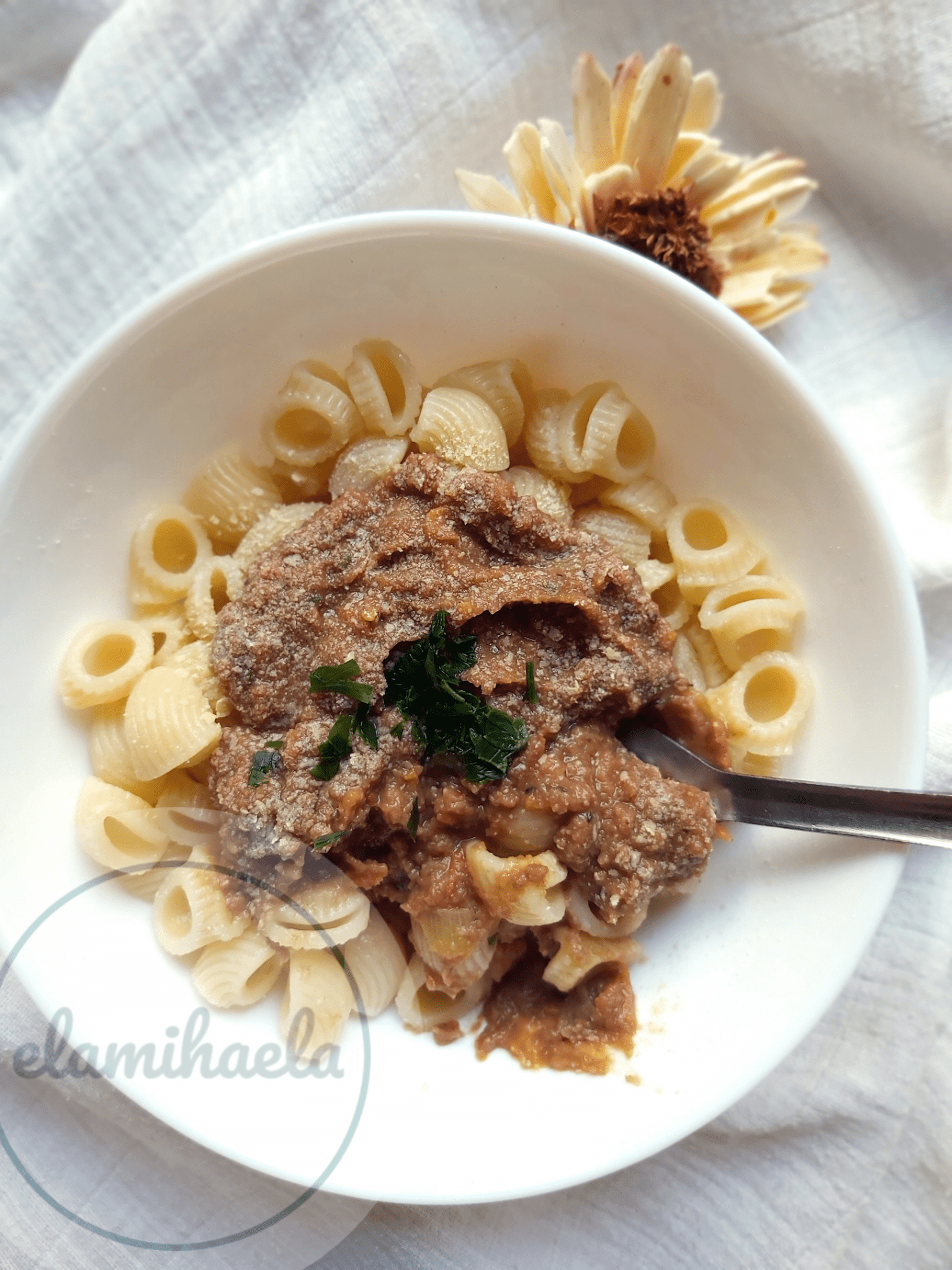 Paste cu sos ragú vegan