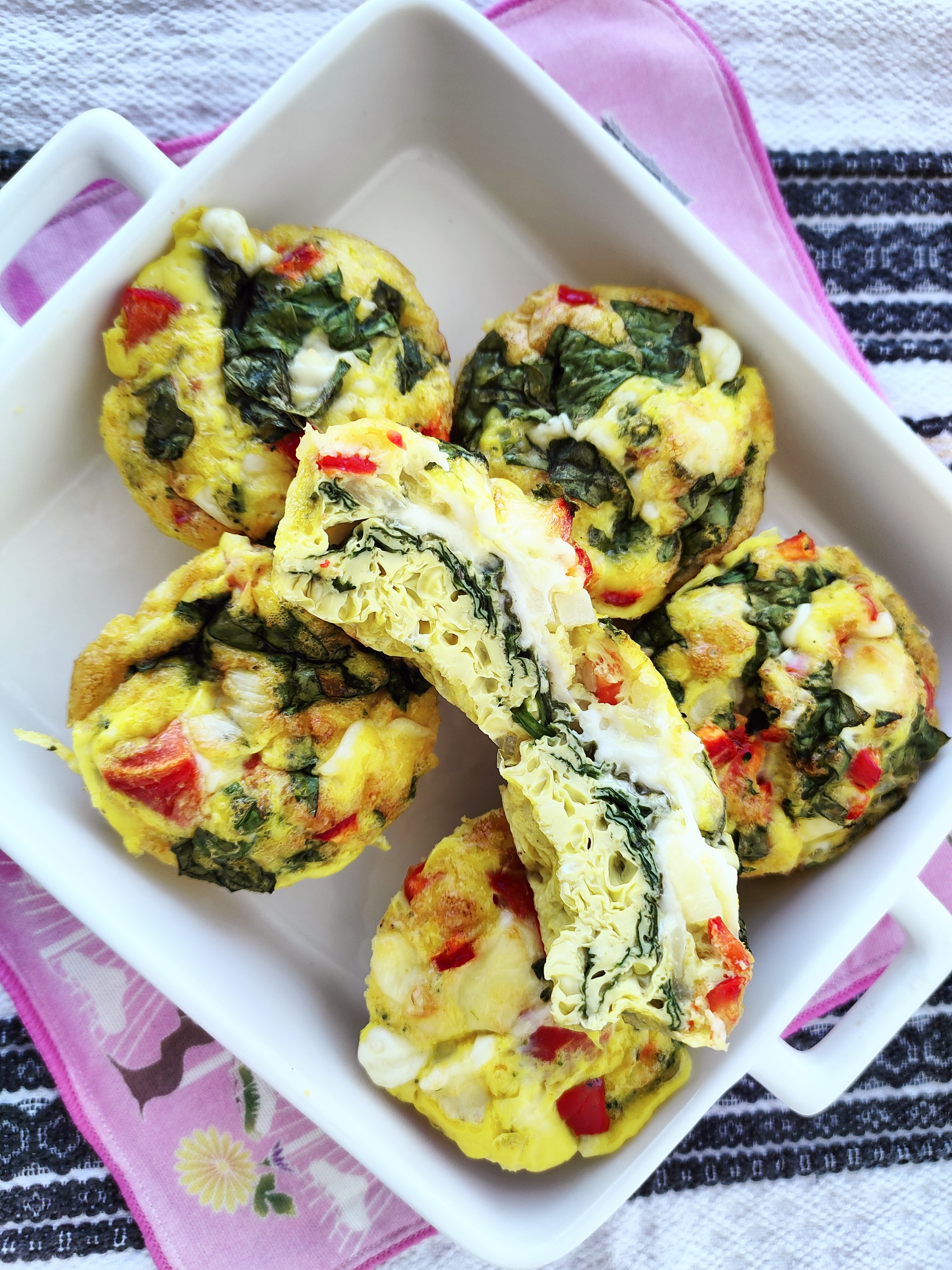 Oua cu legume la cuptor