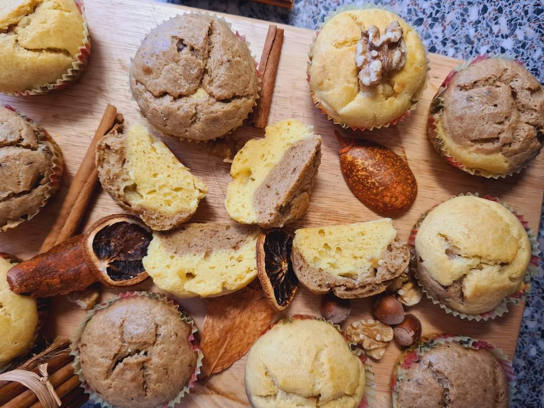 Briose cu iaurt si vanilie