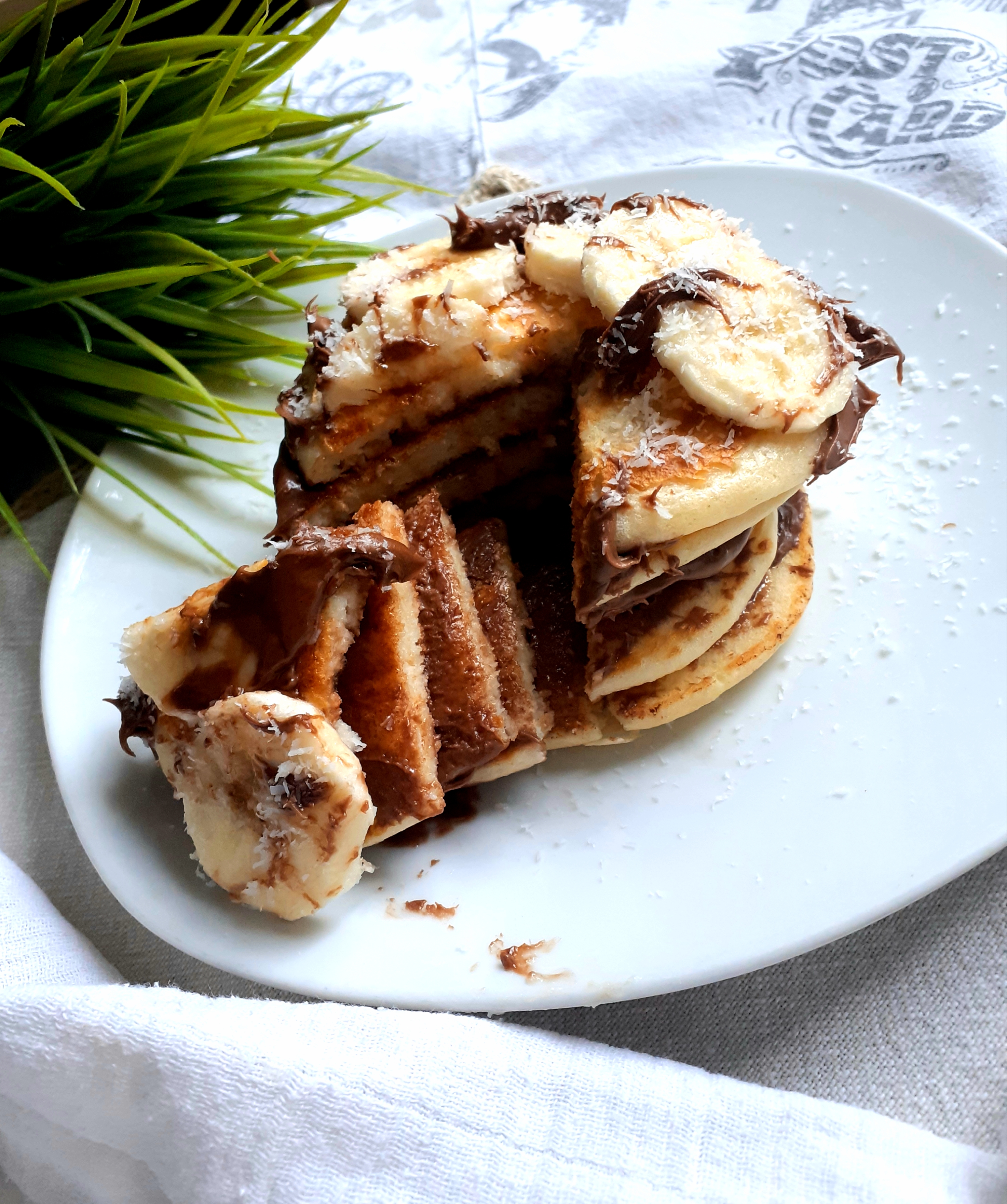 Pancakes cu cocos