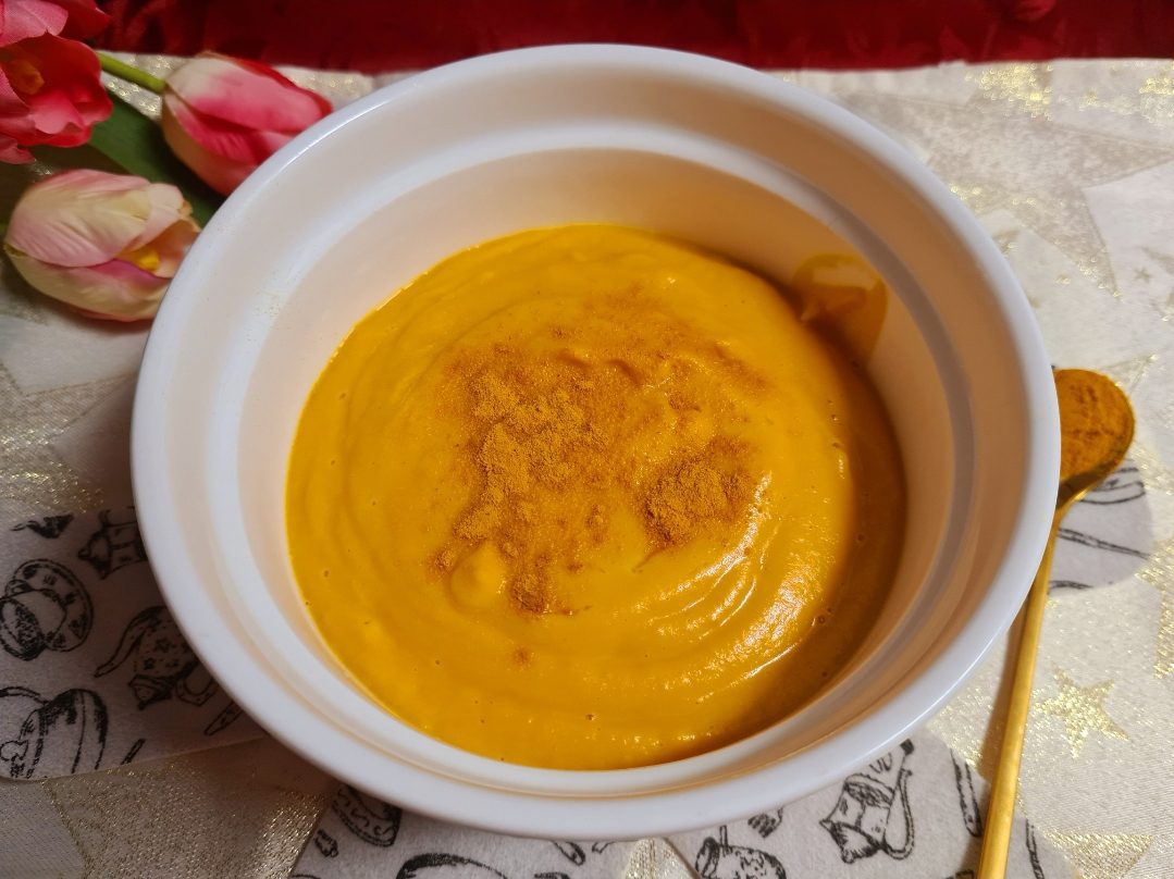 Supa crema de cartof dulce