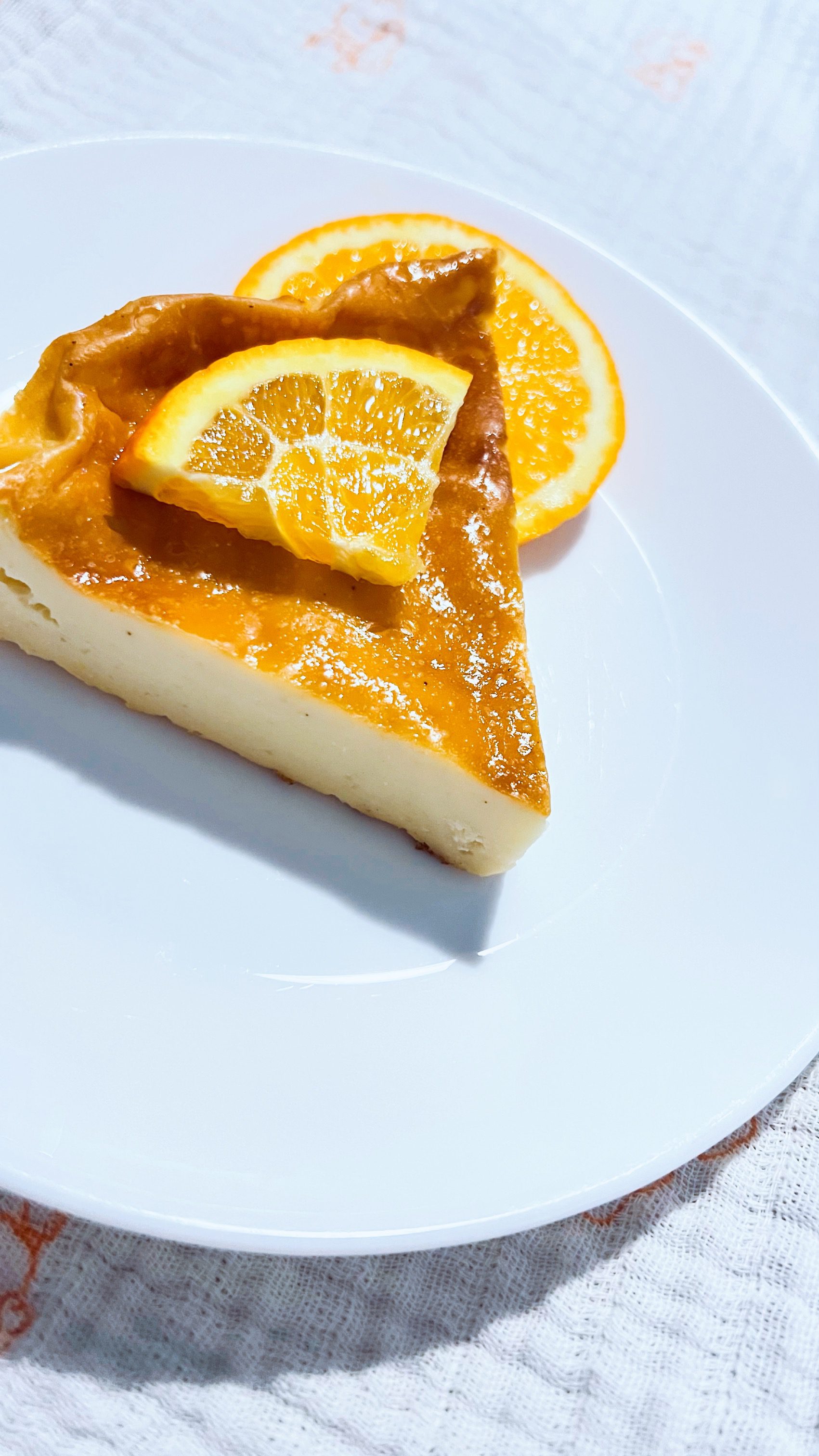 Cheesecake cu portocale