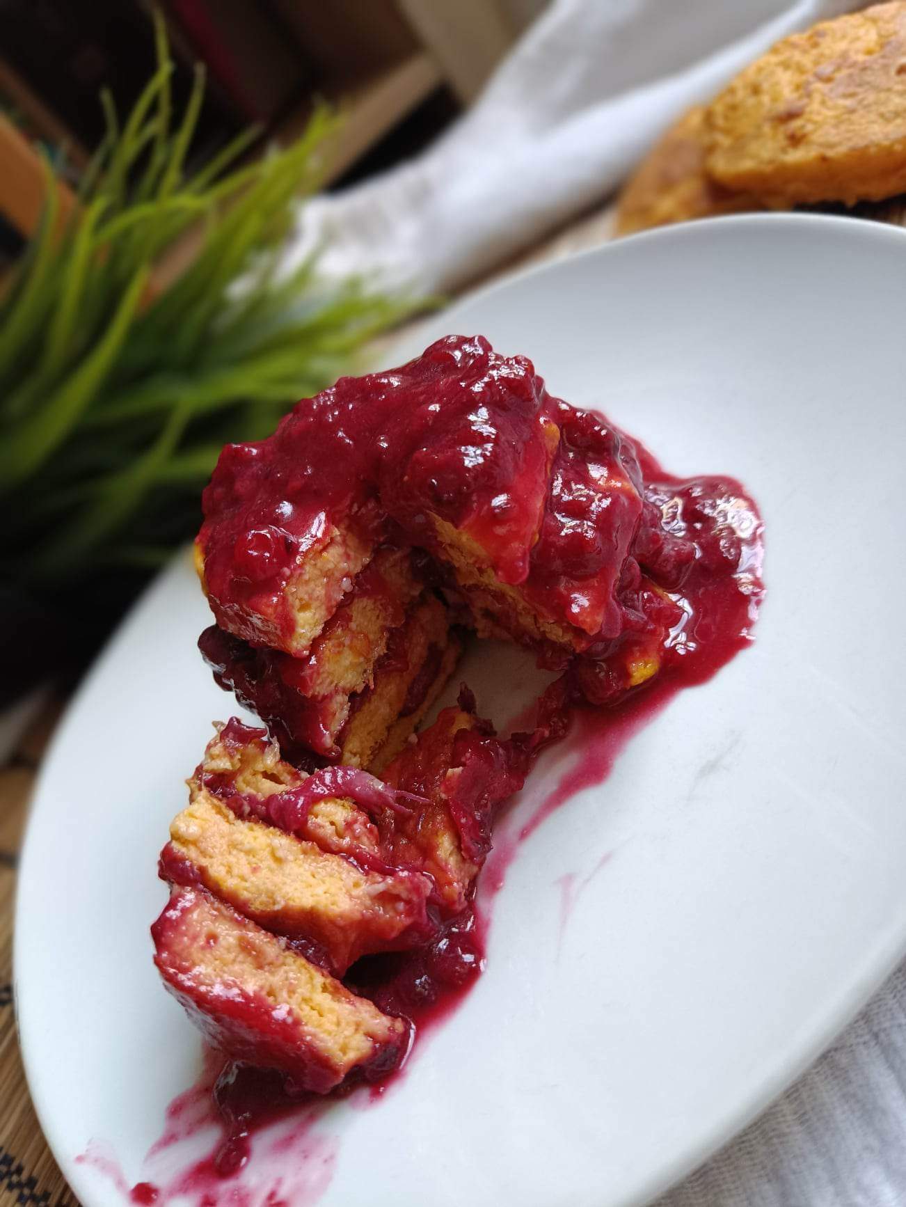 Pancakes cu ovaz si cartof dulce