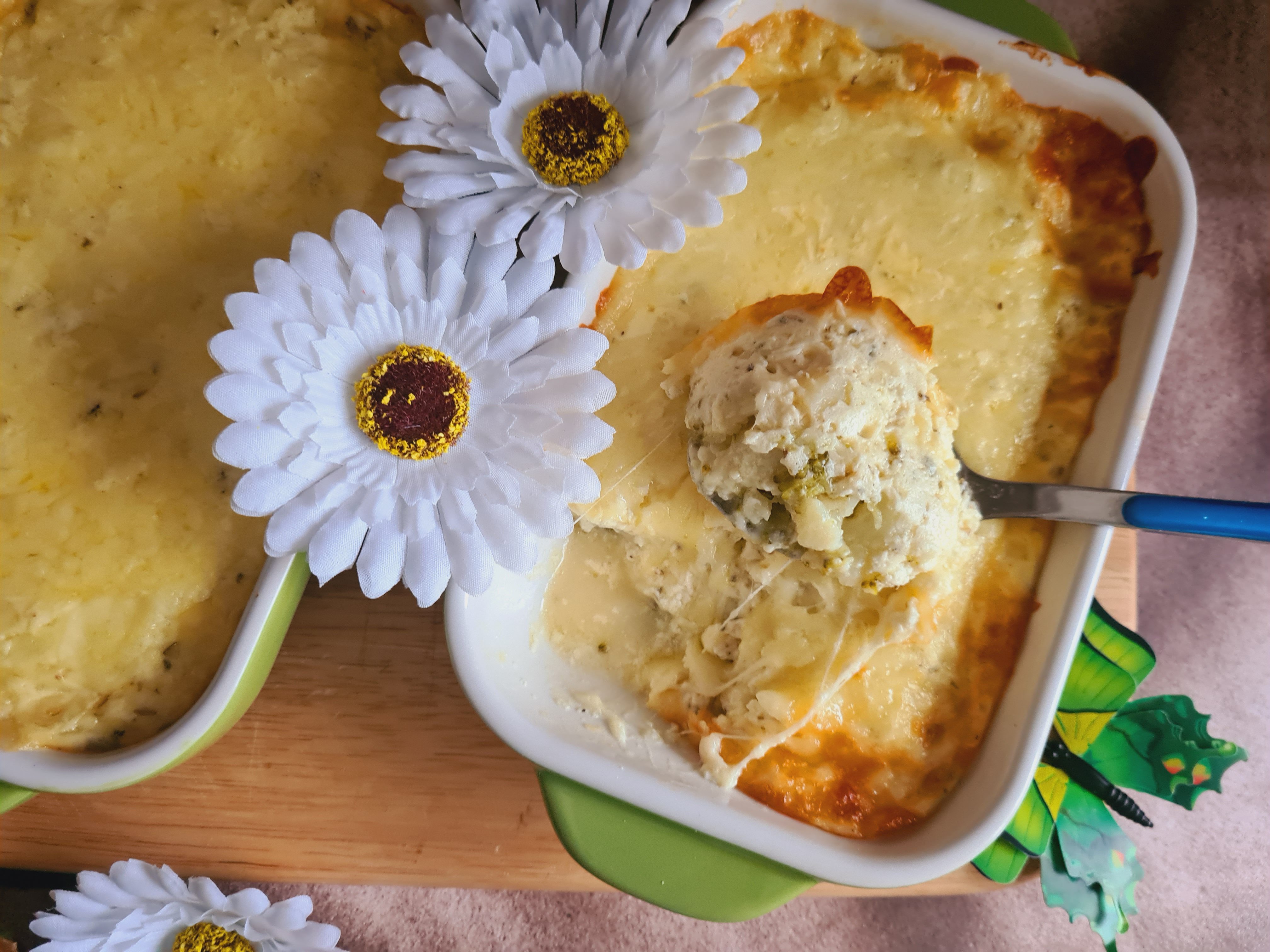 Gratin de broccoli si conopida