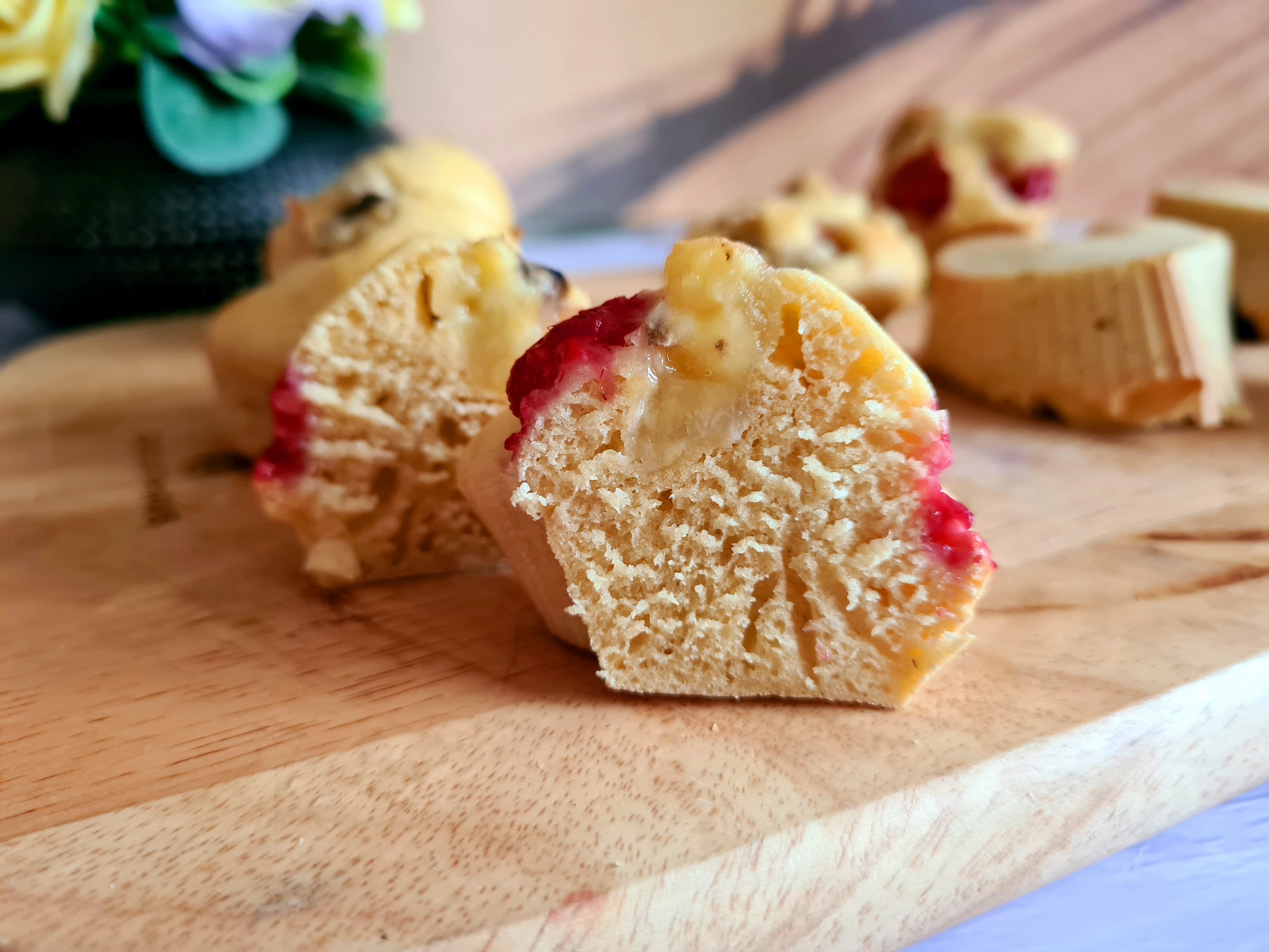 Pancakes muffin cu fructe