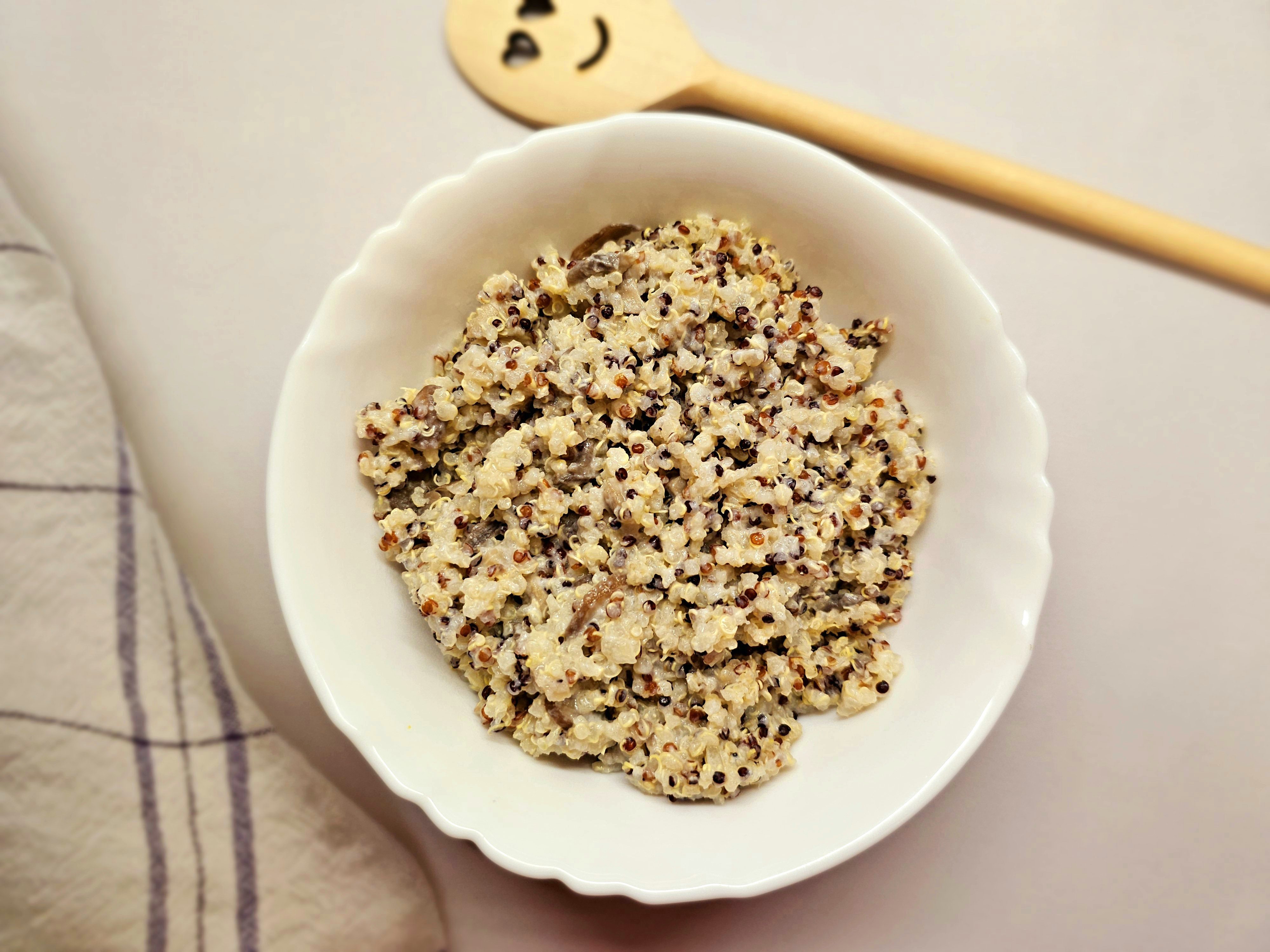 Risotto de quinoa cu ciuperci