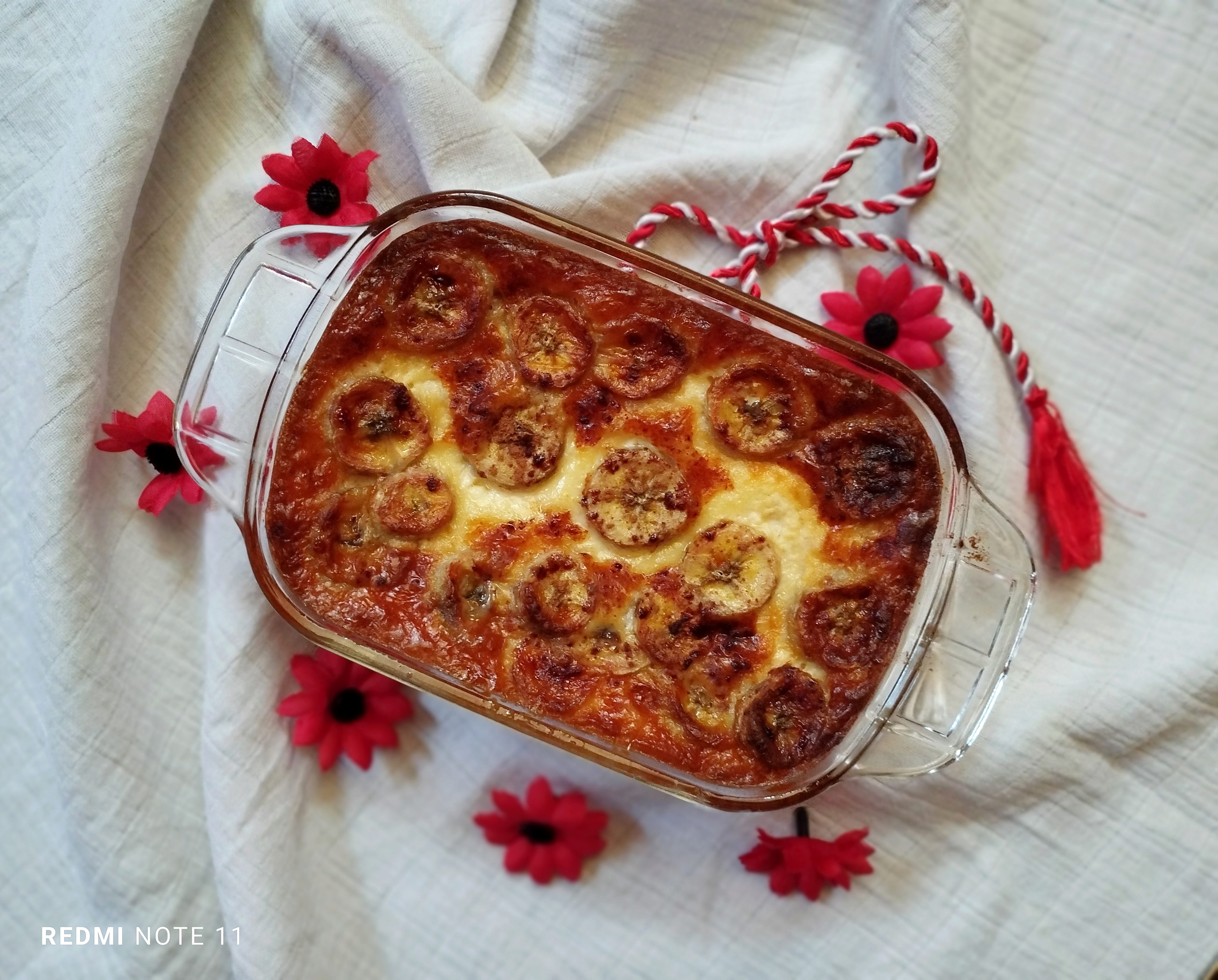 Budinca de orez cu lapte si branza