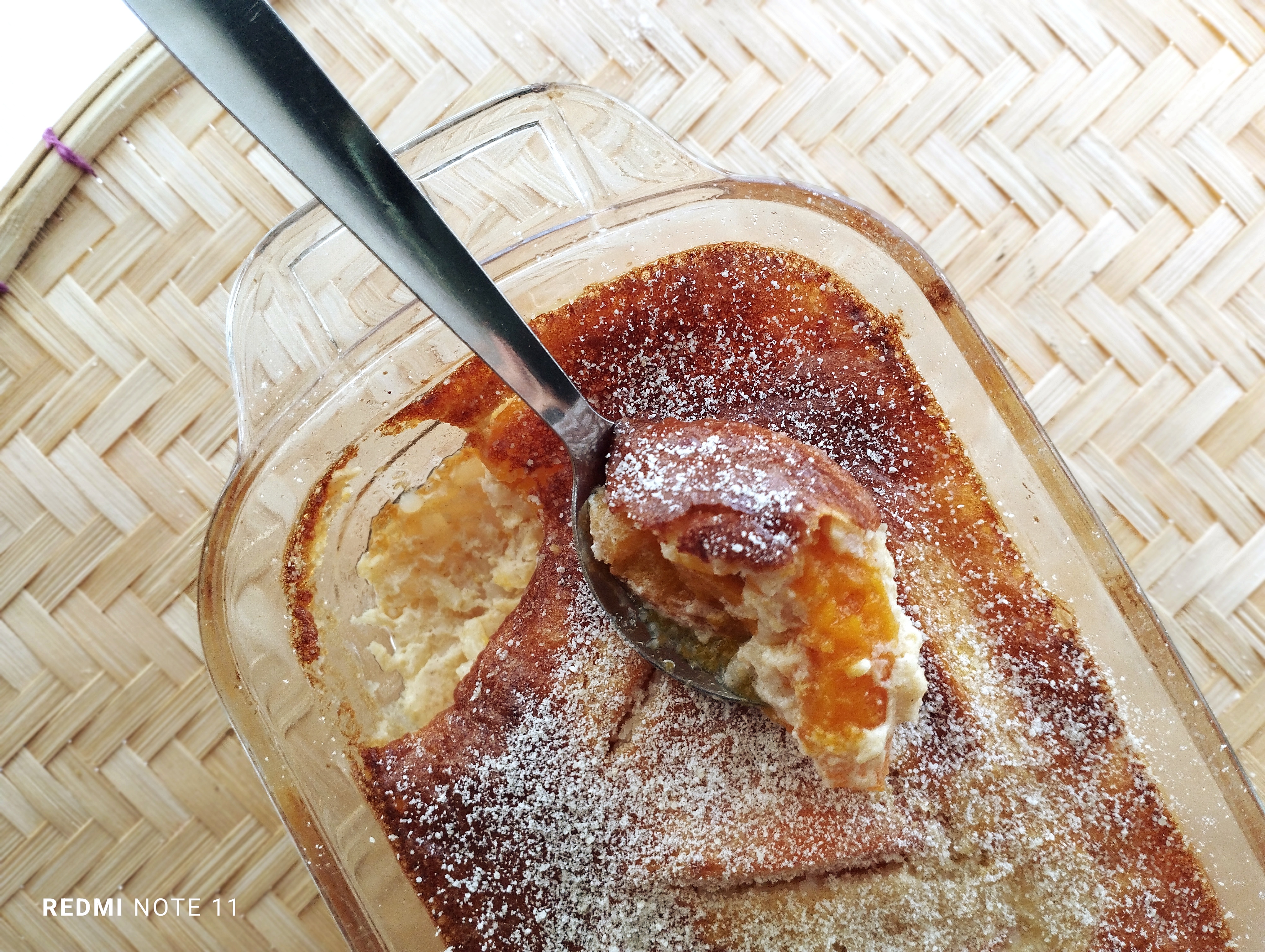 Budinca de orez cu caise