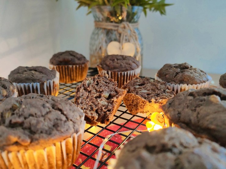 Briose vegane cu banane