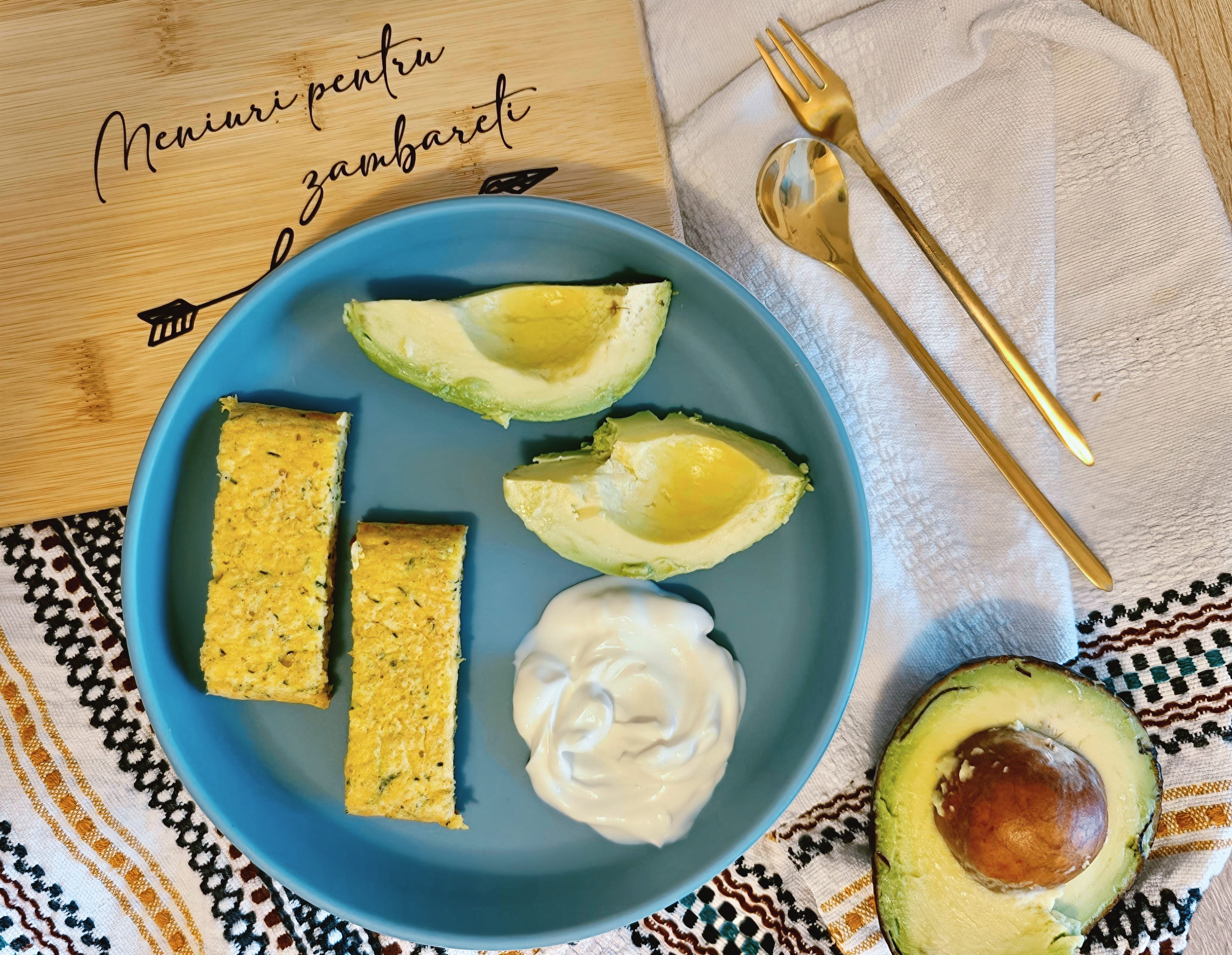 Budinca de ovaz sarata cu zucchini pentru bebe 8 luni