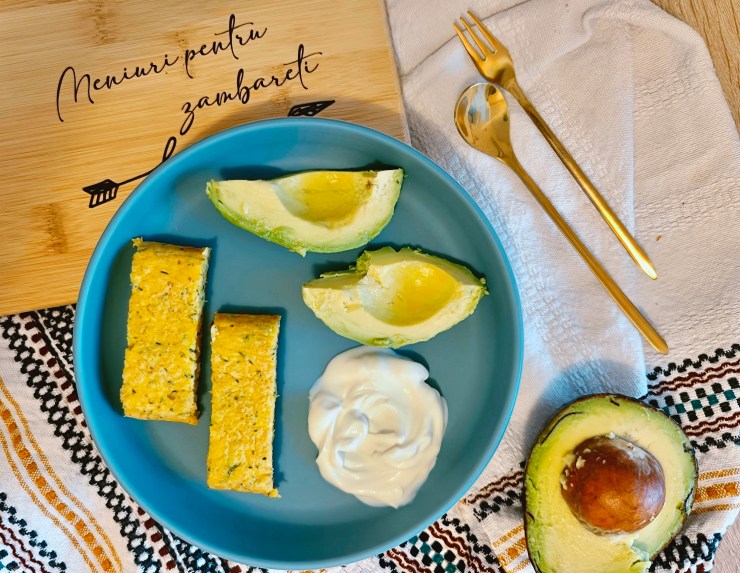 Budinca de ovaz sarata cu zucchini pentru bebe 8 luni