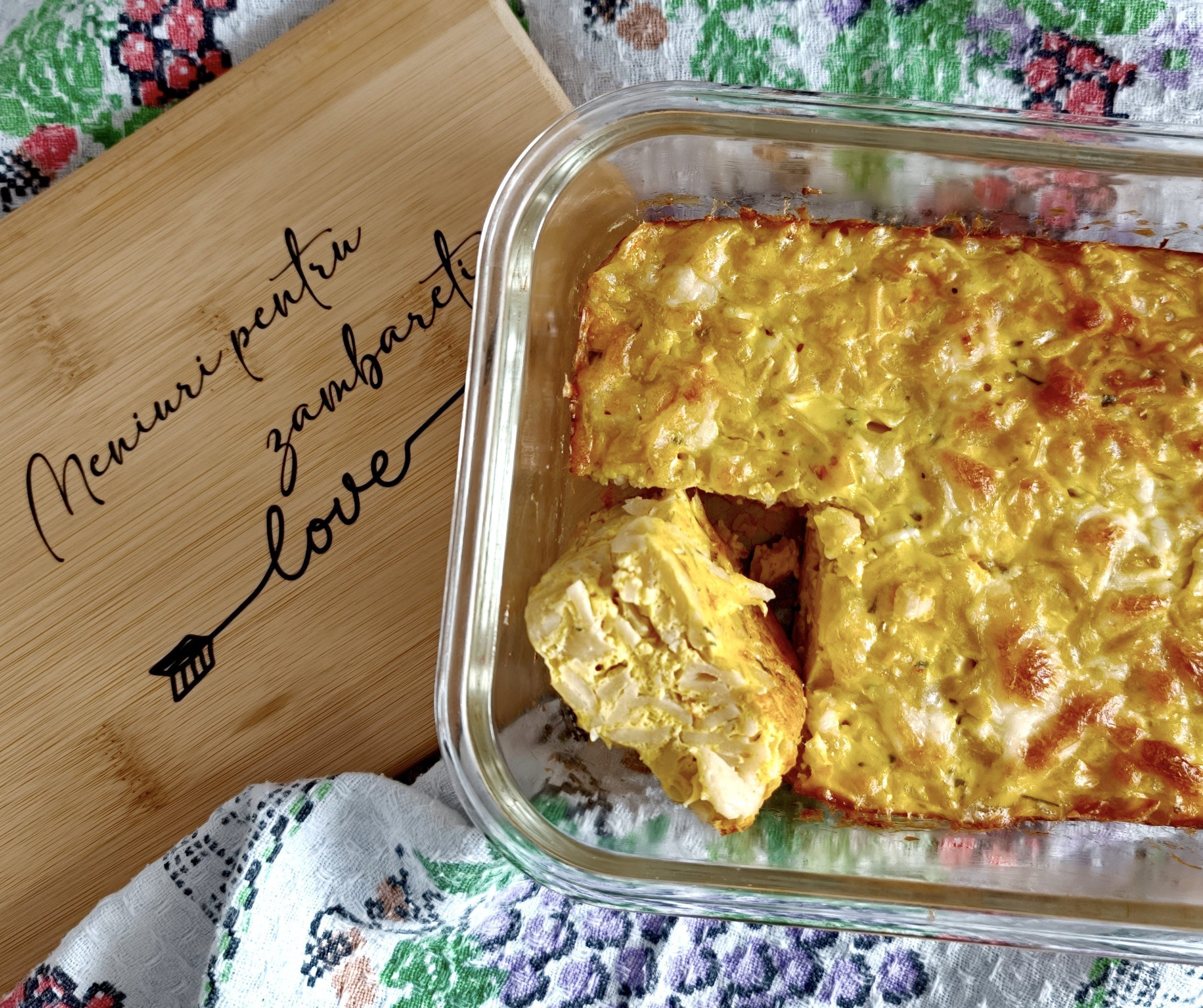 Budincă de Paste cu Ricotta și Roșii Cherry  – rețetă BLW pentru bebeluși