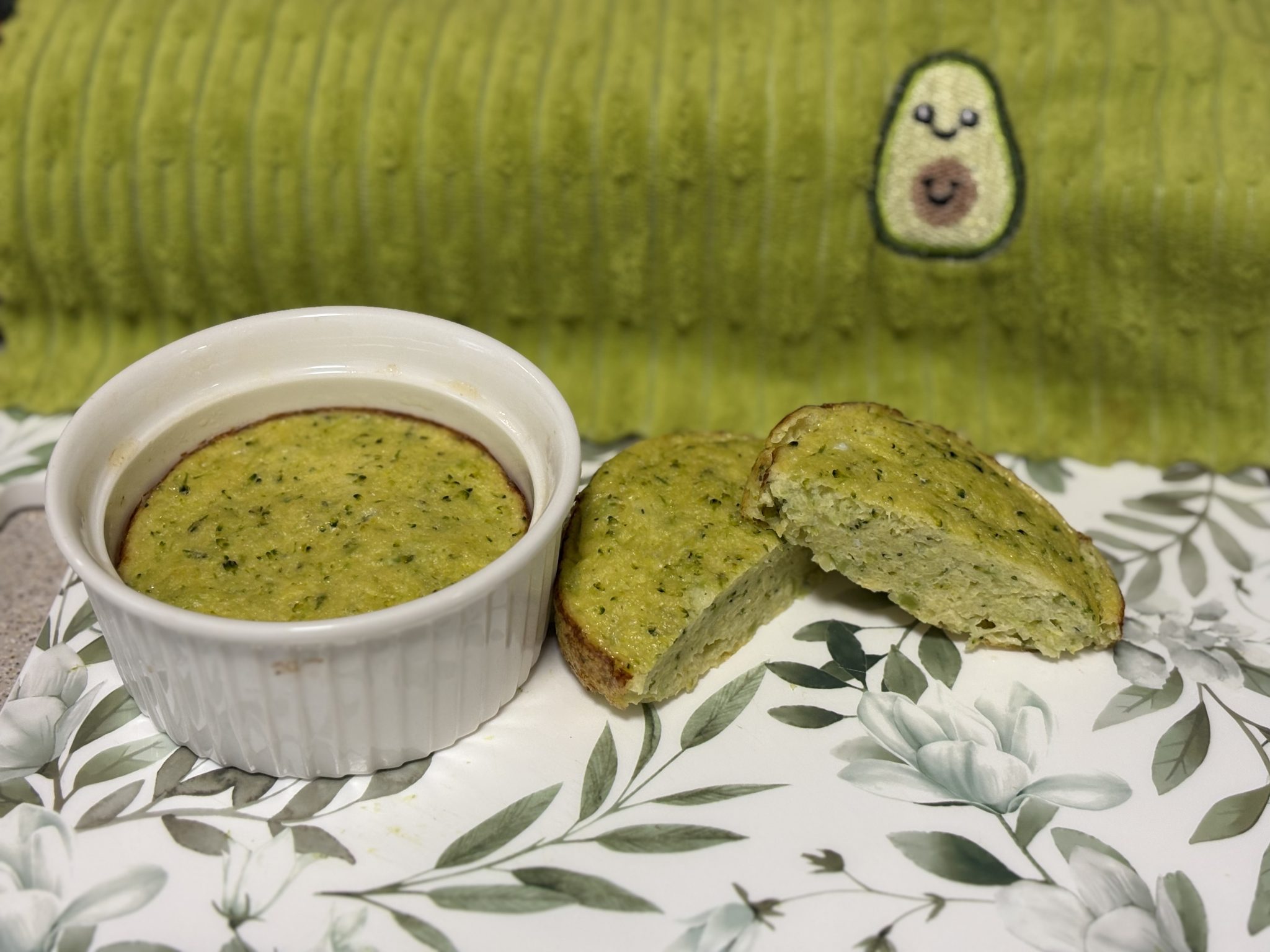 Budincă de broccoli și dovlecel – BLW 8luni+