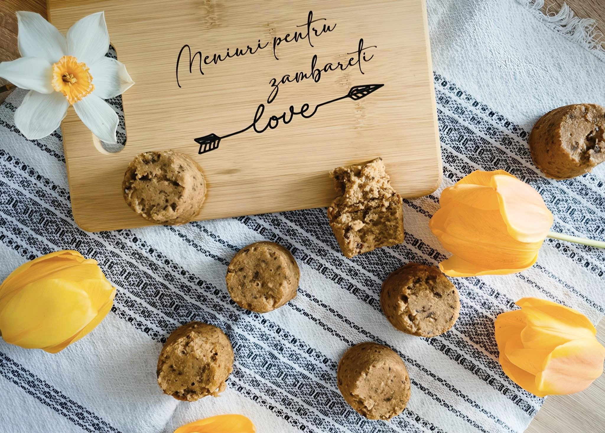 Brioșe cu măr și prune pentru bebeluși (BLW) – mic dejun laxativ la air fryer