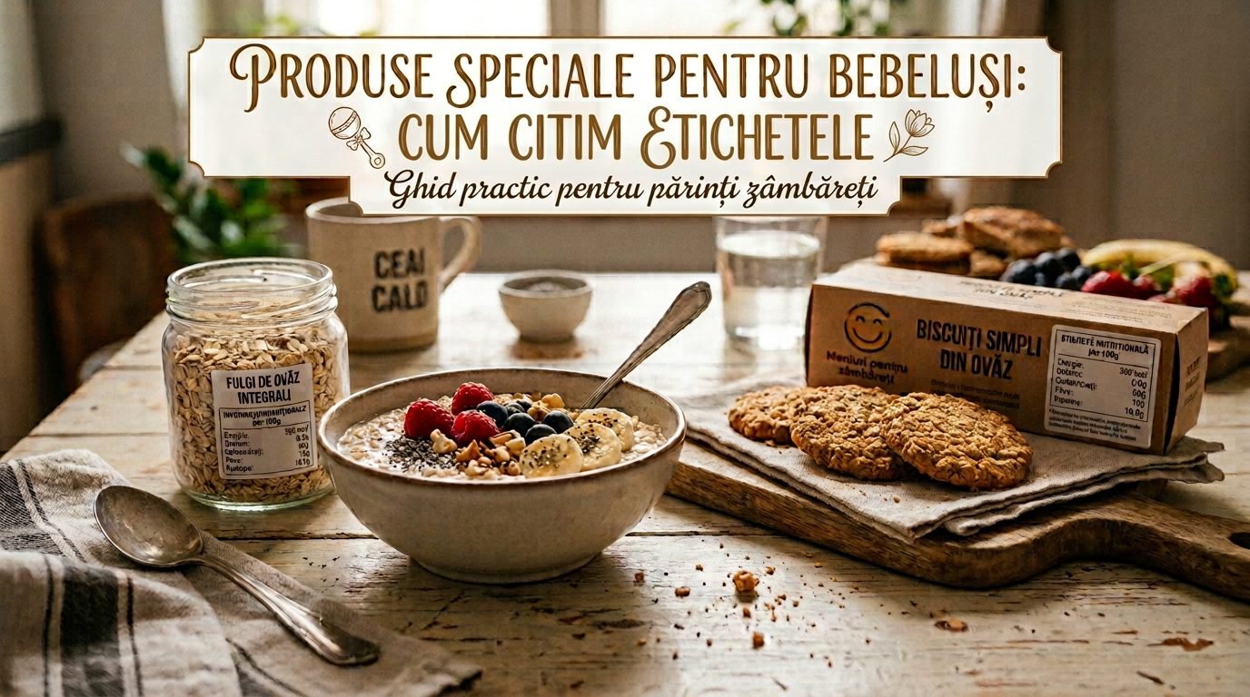 Adevărul despre „produsele speciale pentru bebeluși”: Cum citim etichetele în diversificare